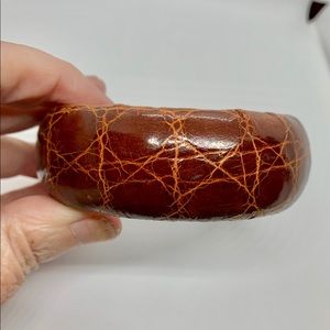 Bottega Veneta - Crocodile 🐊 Leather Bangle!